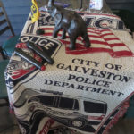 Galveston Police Department display table