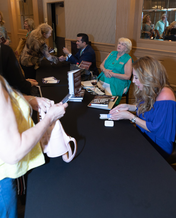 Book Signing table