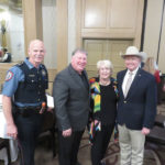 Constable Jimmy Fullen, Sheriff Henry Trochesset, Marilyn & Sheriff Brian C. Hawthorne 2