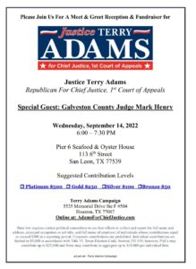 Terry Adams Fundraiser