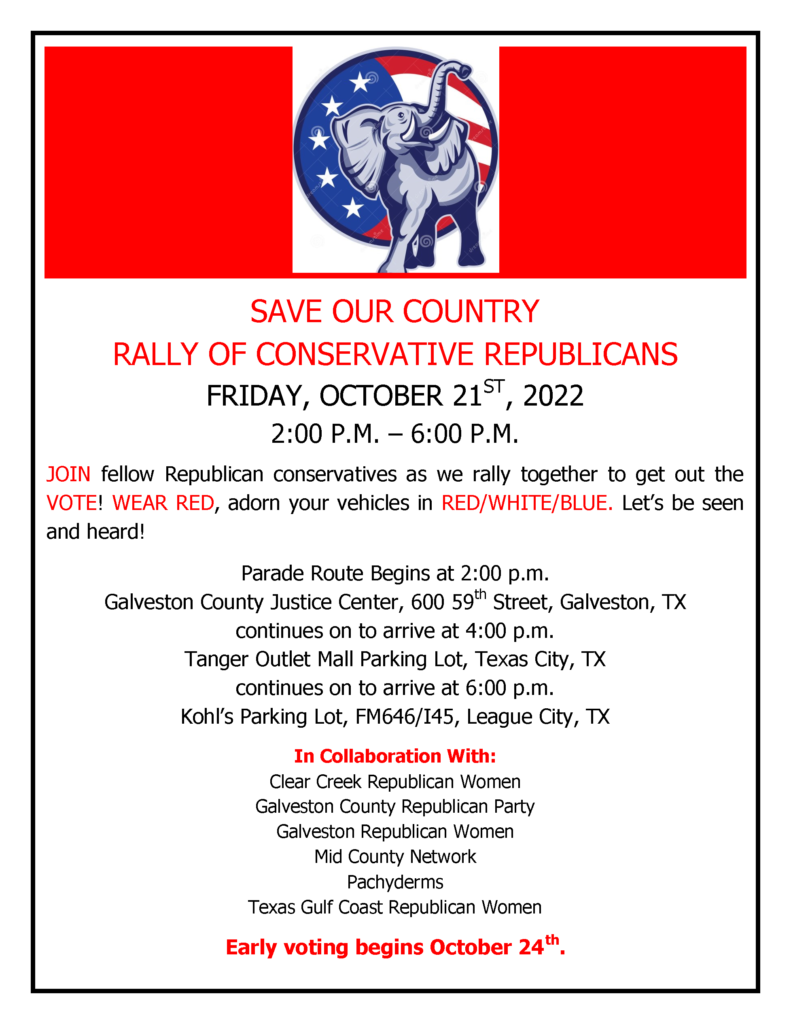 SAVE OUR COUNTRY flyer